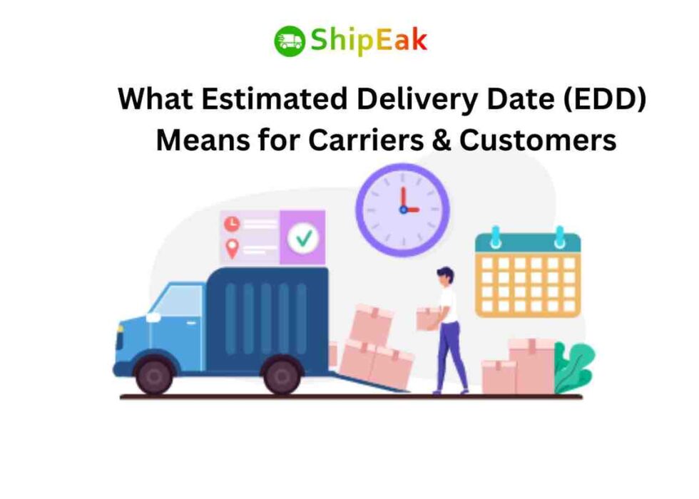 What Estimated Delivery Date (EDD) Means for Carriers & Customers