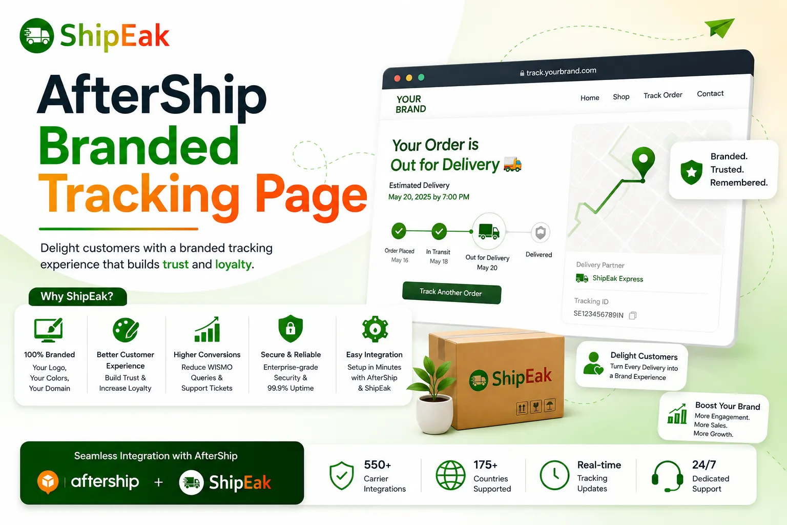 AfterShip Branded Tracking Page