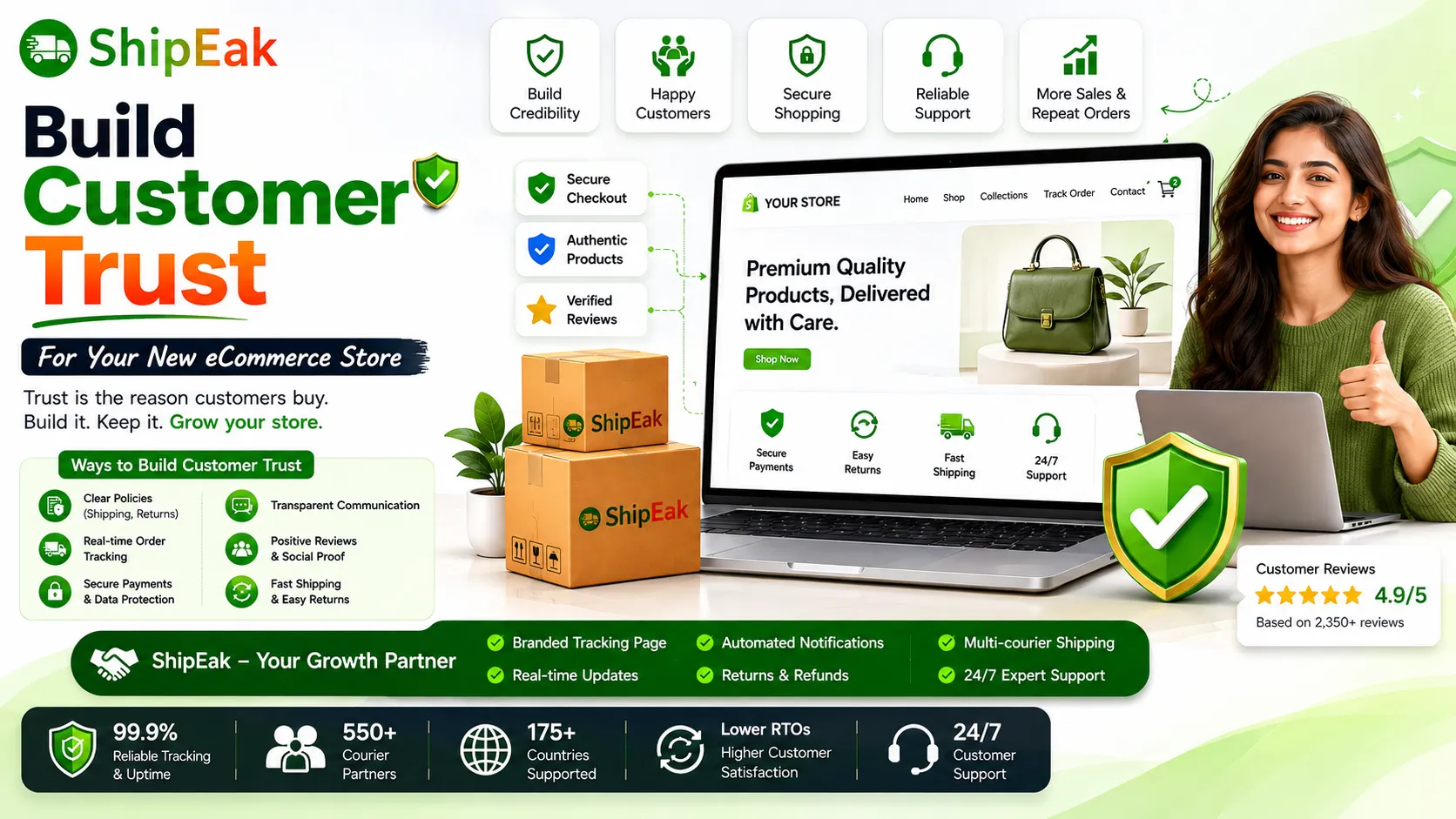 Build Customer Trust New Ecommerce Store
