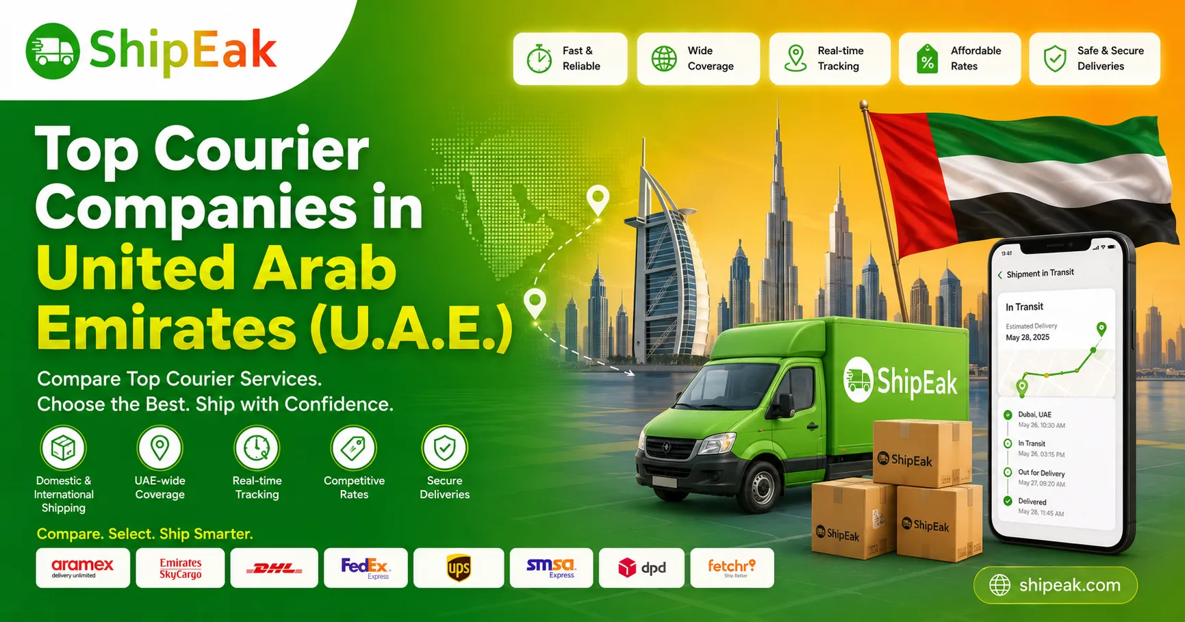 Courier Companies in United Arab Emirates U.A.E.