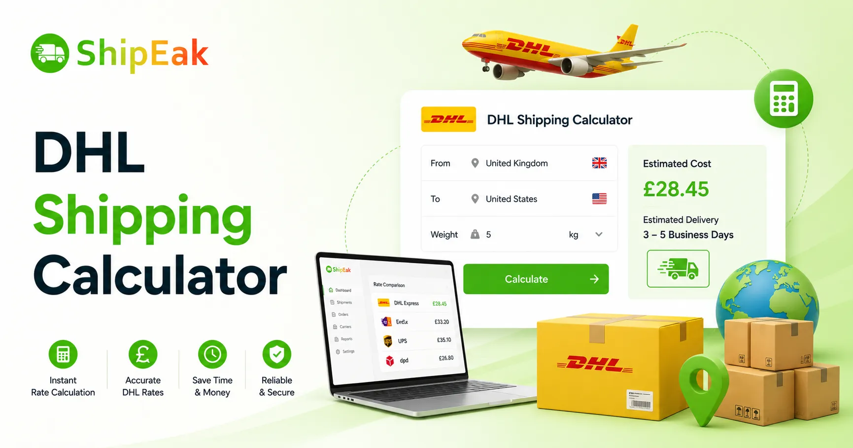 DHL Shipping Calculator