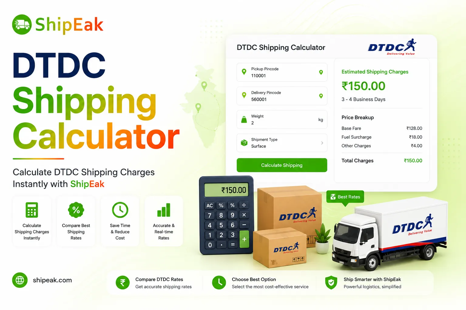 DTDC Shipping Calculator