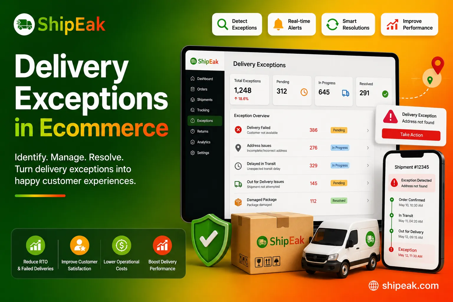 Delivery Exceptions in Ecommerce