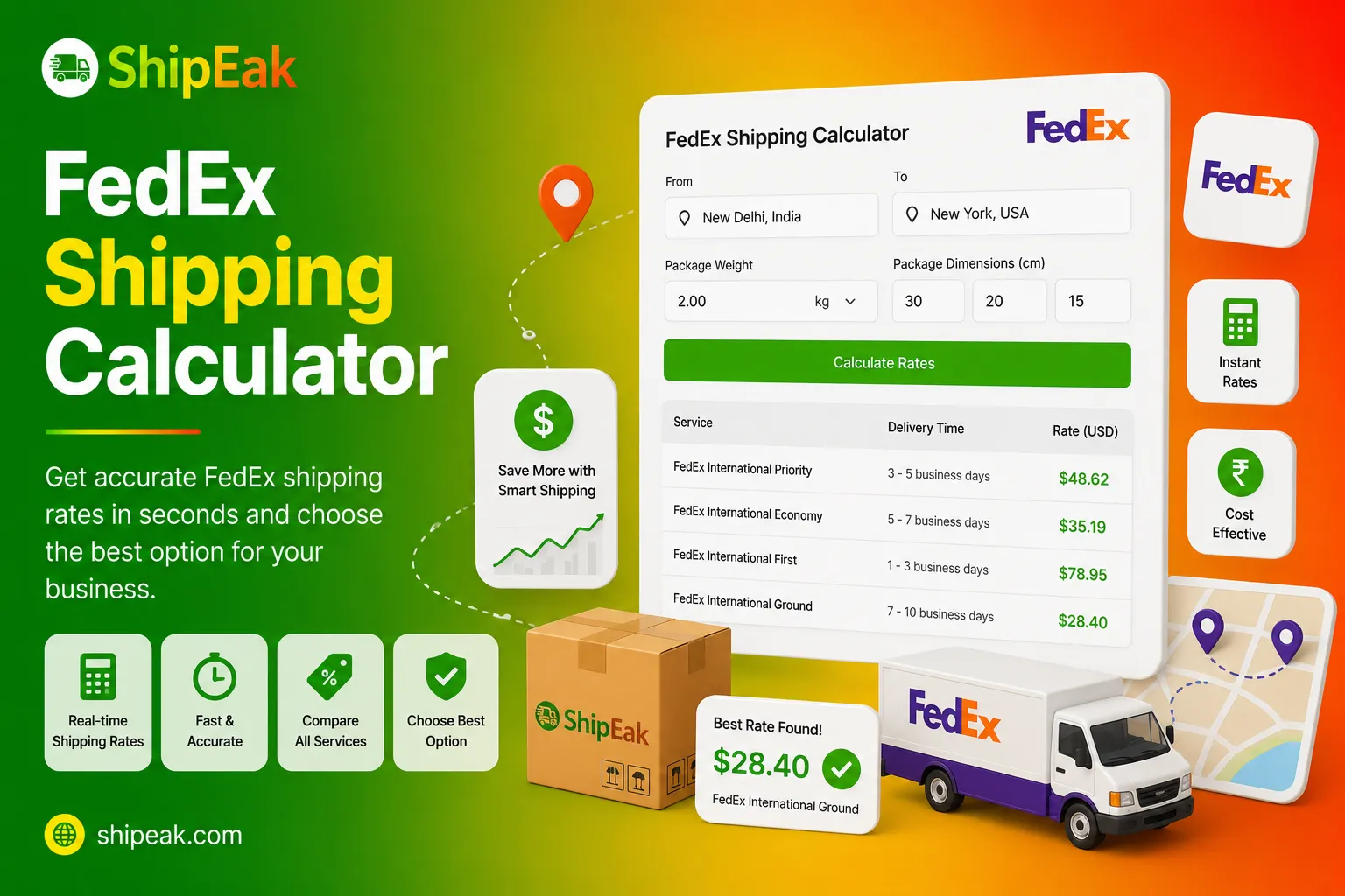 FedEx Shipping Calculator