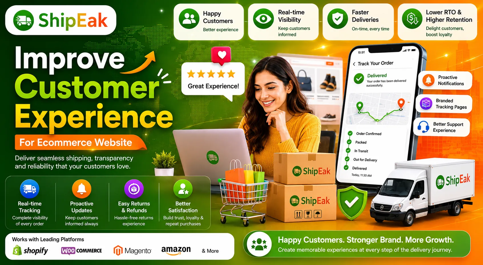 Improve Customer Experience for Ecommerce Website