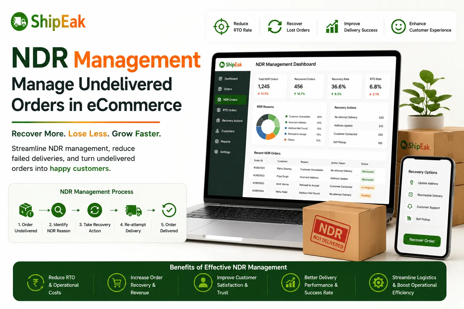 NDR Management- Manage Undelivered Orders in Ecommerce