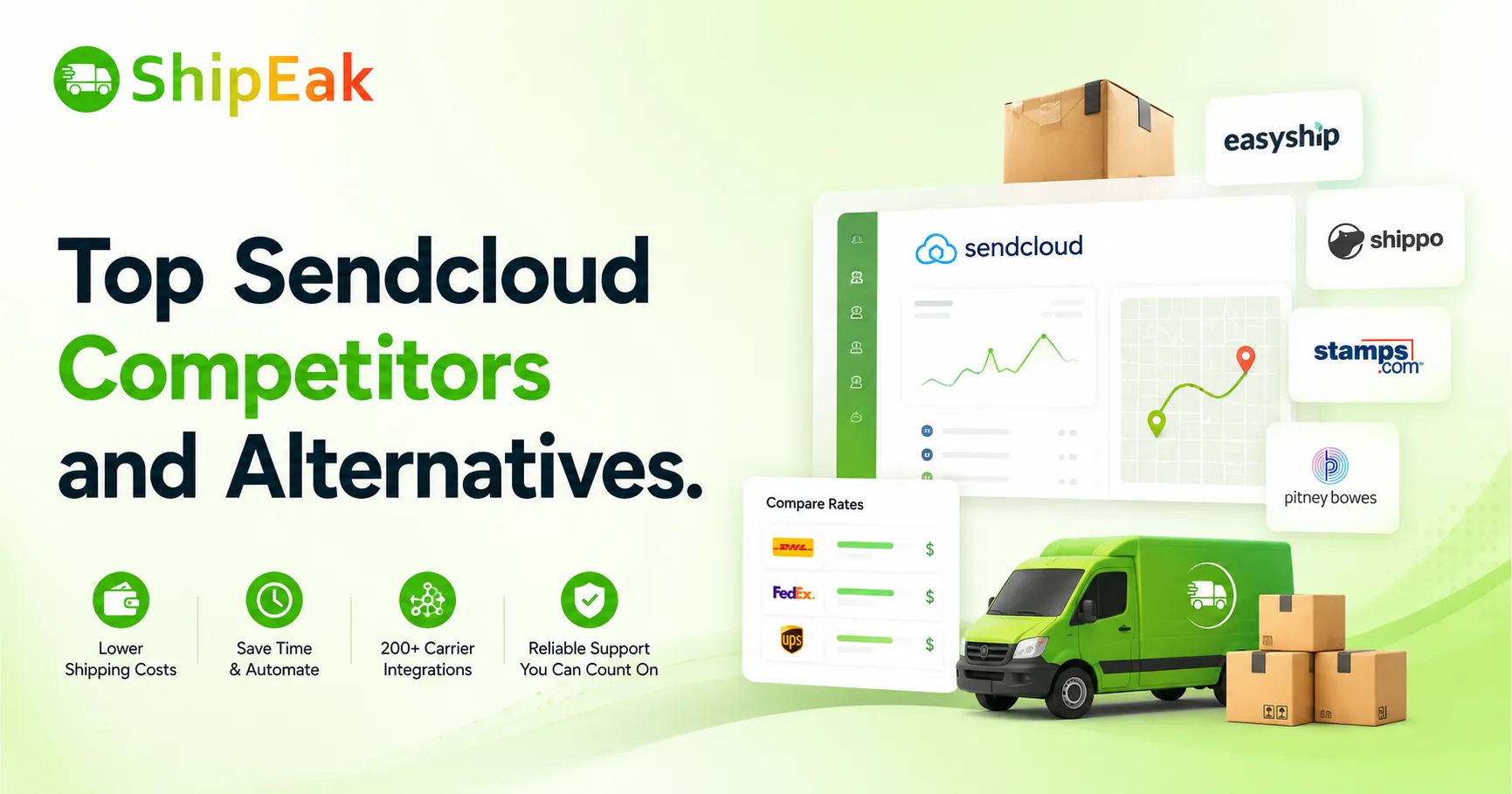Sendcloud Competitors and Alternatives