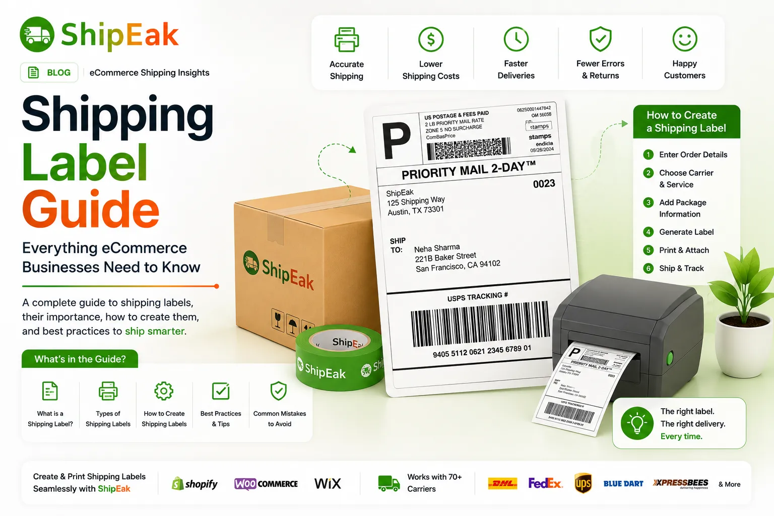 Shipping Label Guide