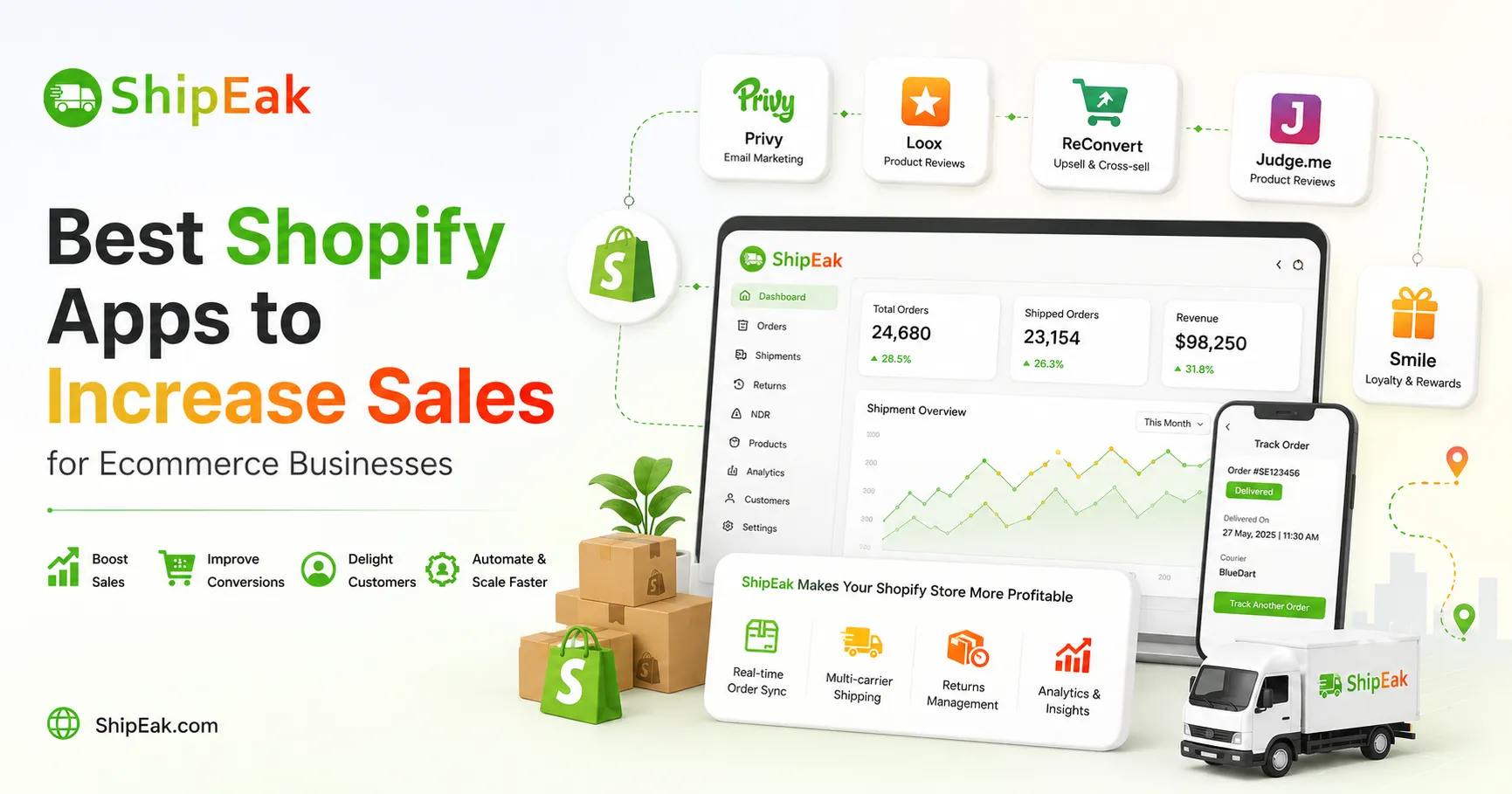 Shopify Apps to Increase Sales for Ecommerce Businesses