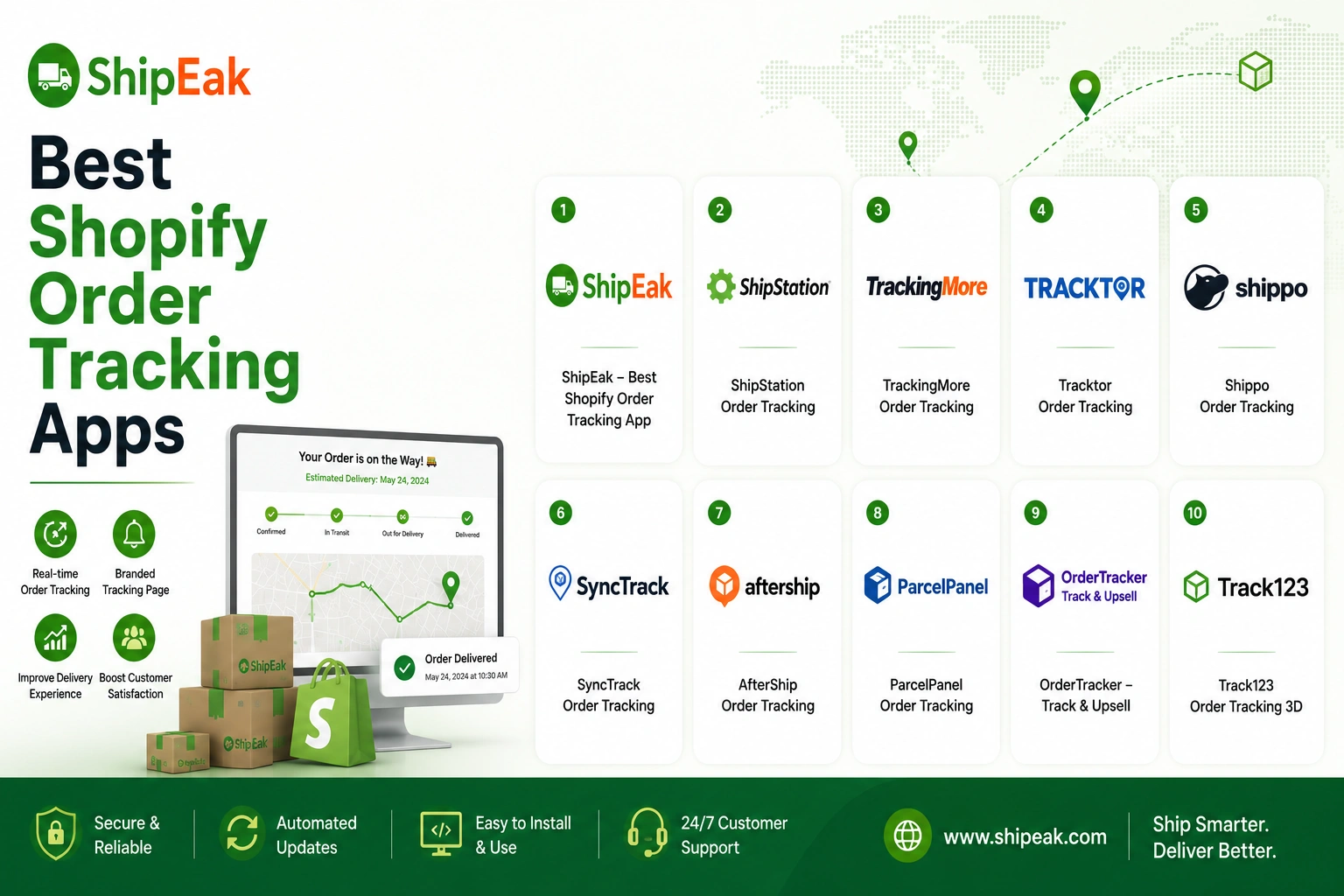 Shopify Order Tracking Apps