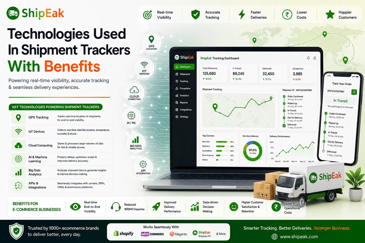 Technologies Used In Shipment Trackers Benefits