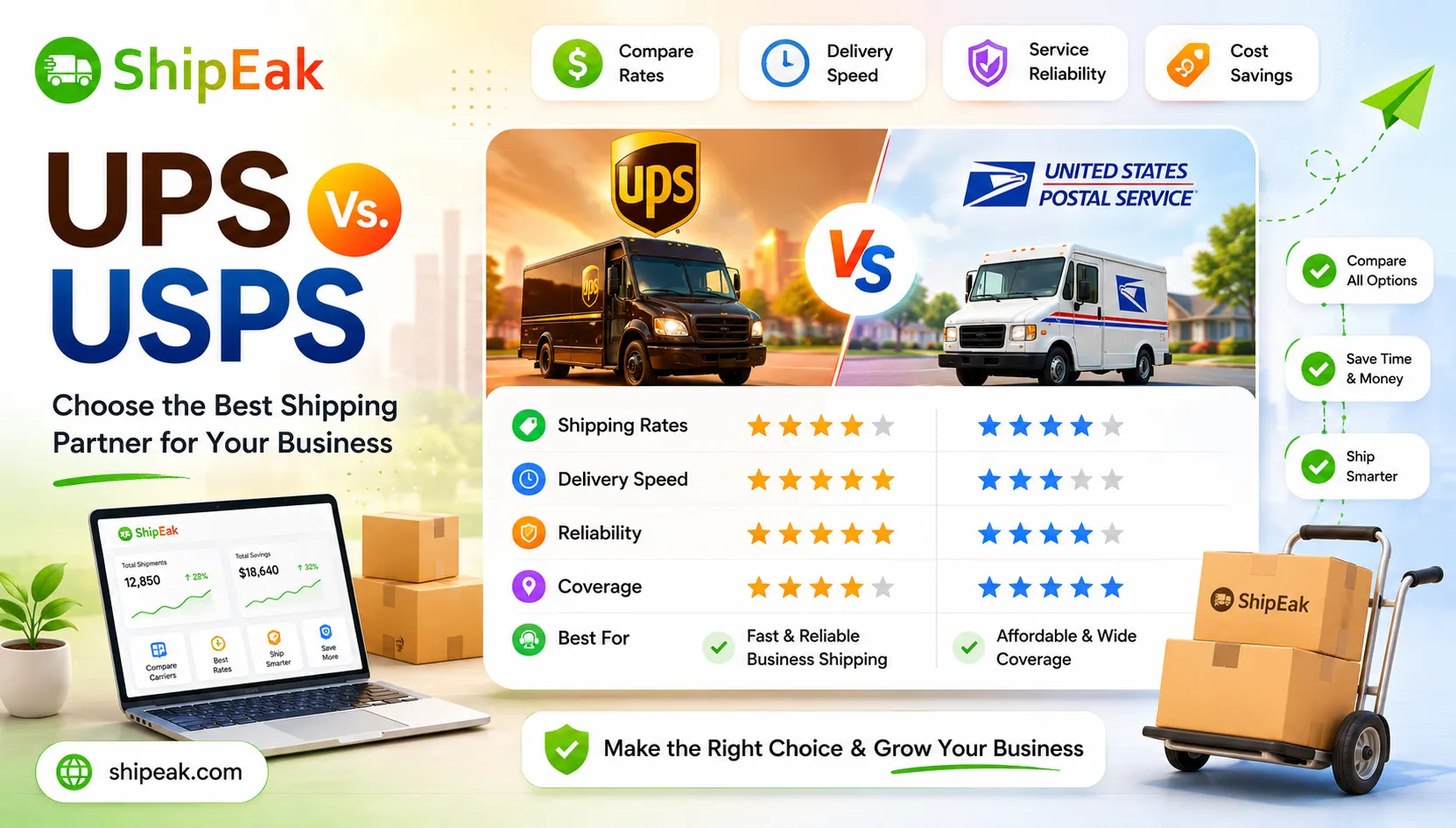 UPS Vs. USPS