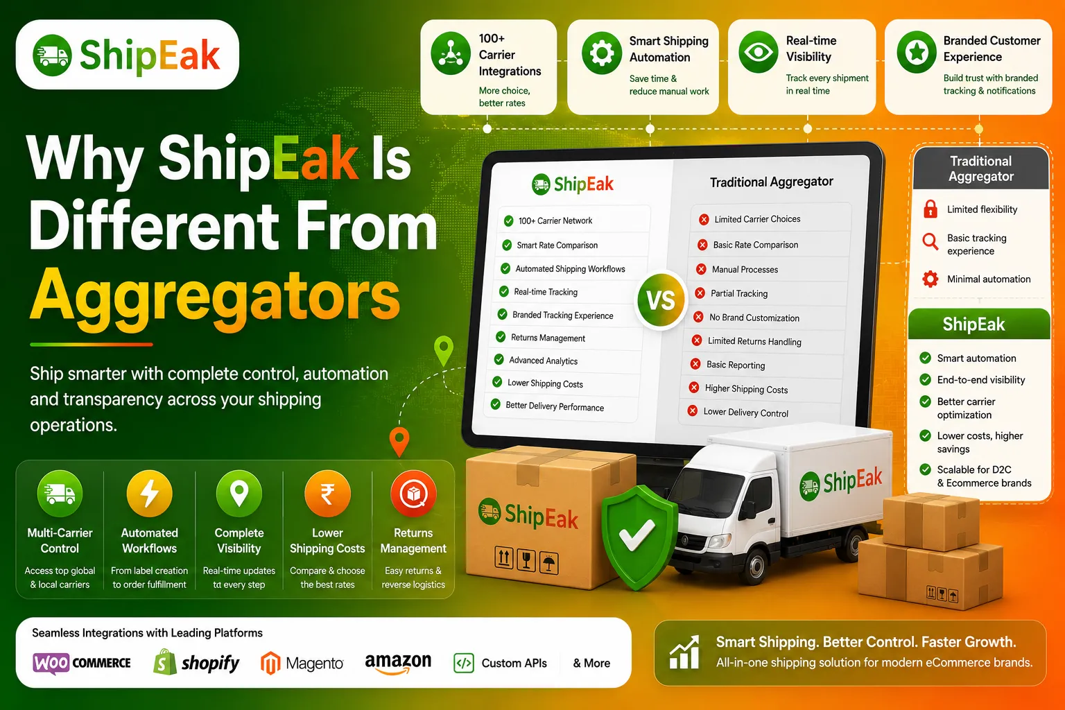 What Makes ShipEak Different from an Ecommerce Aggregator