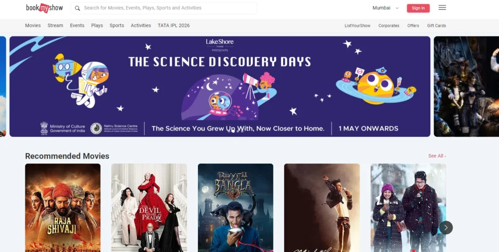 bookmyshow