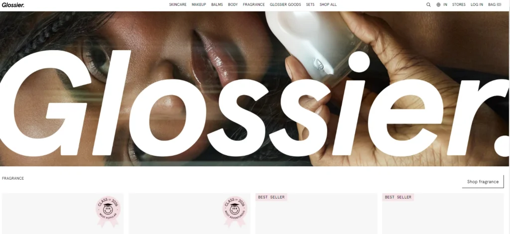 glossier