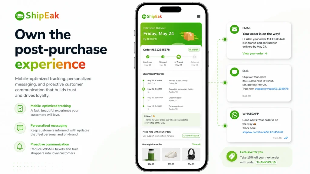 Branded Tracking Customer Experience