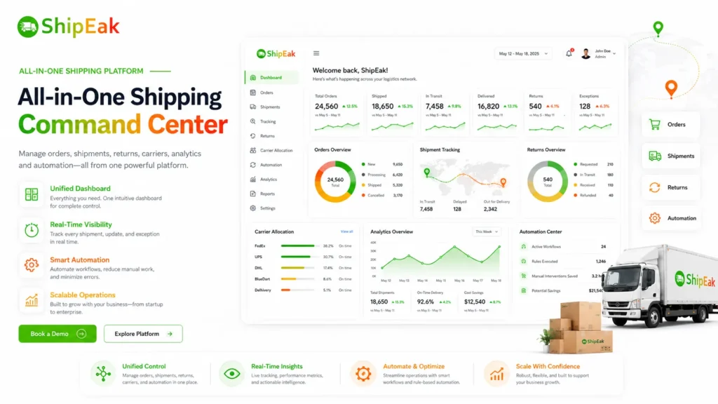 6. All-in-One Shipping Platform Your Complete Shipping Command Center