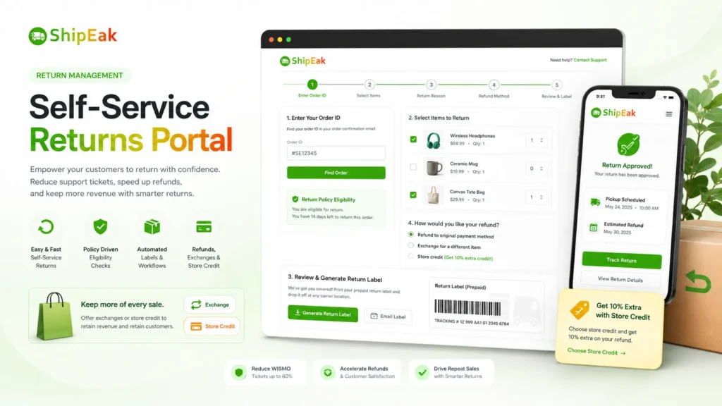 Self-Service Returns Portal
