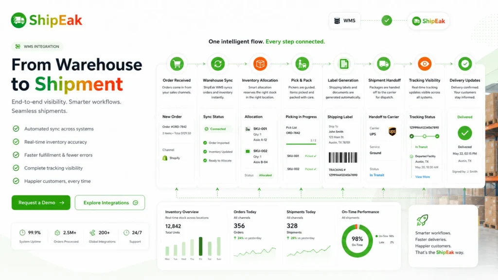 Warehouse-to-Shipment Workflow